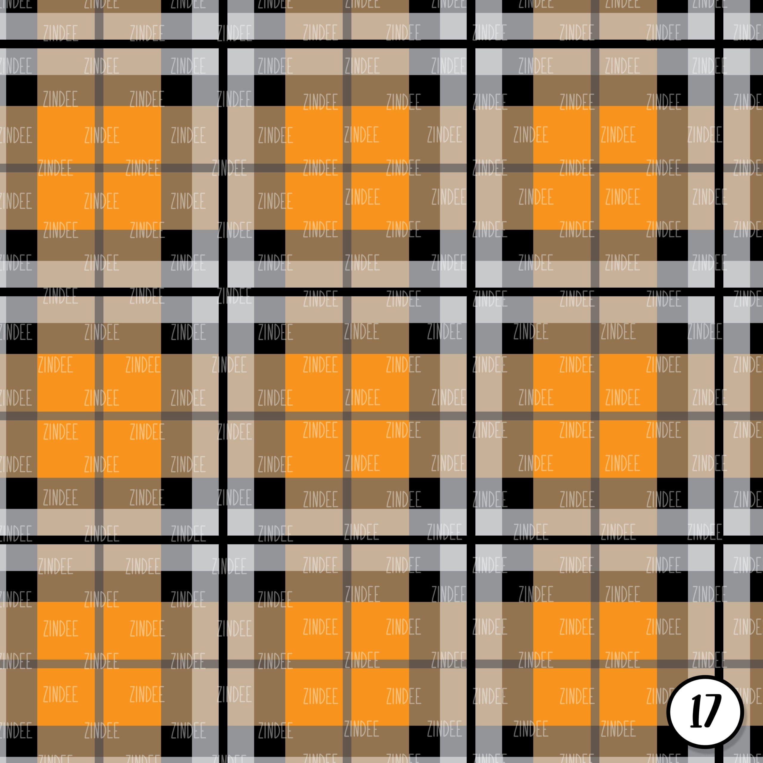 Orange Black Plaid (vinyl) - Image 18
