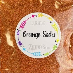 Orange Soda Ultrafine Polyester Glitter (BAG)