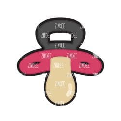 Pacifier – Acrylic Badge Reel Blank (2") No Hole | Optional Sticker or UV DTF