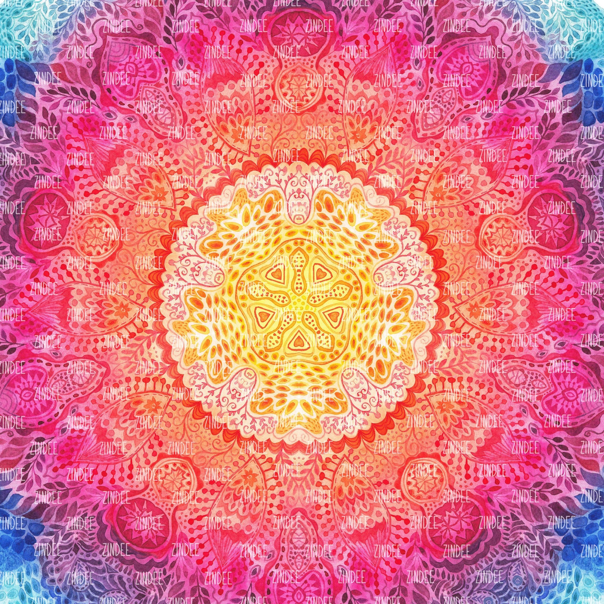 Mandala Colorful seamless (Vinyl)