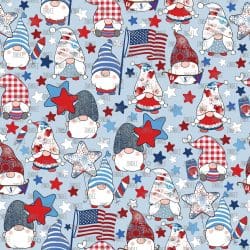 Gnomes Patriotic seamless (vinyl)