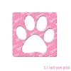 Paw Print Stencil 3.5 inch