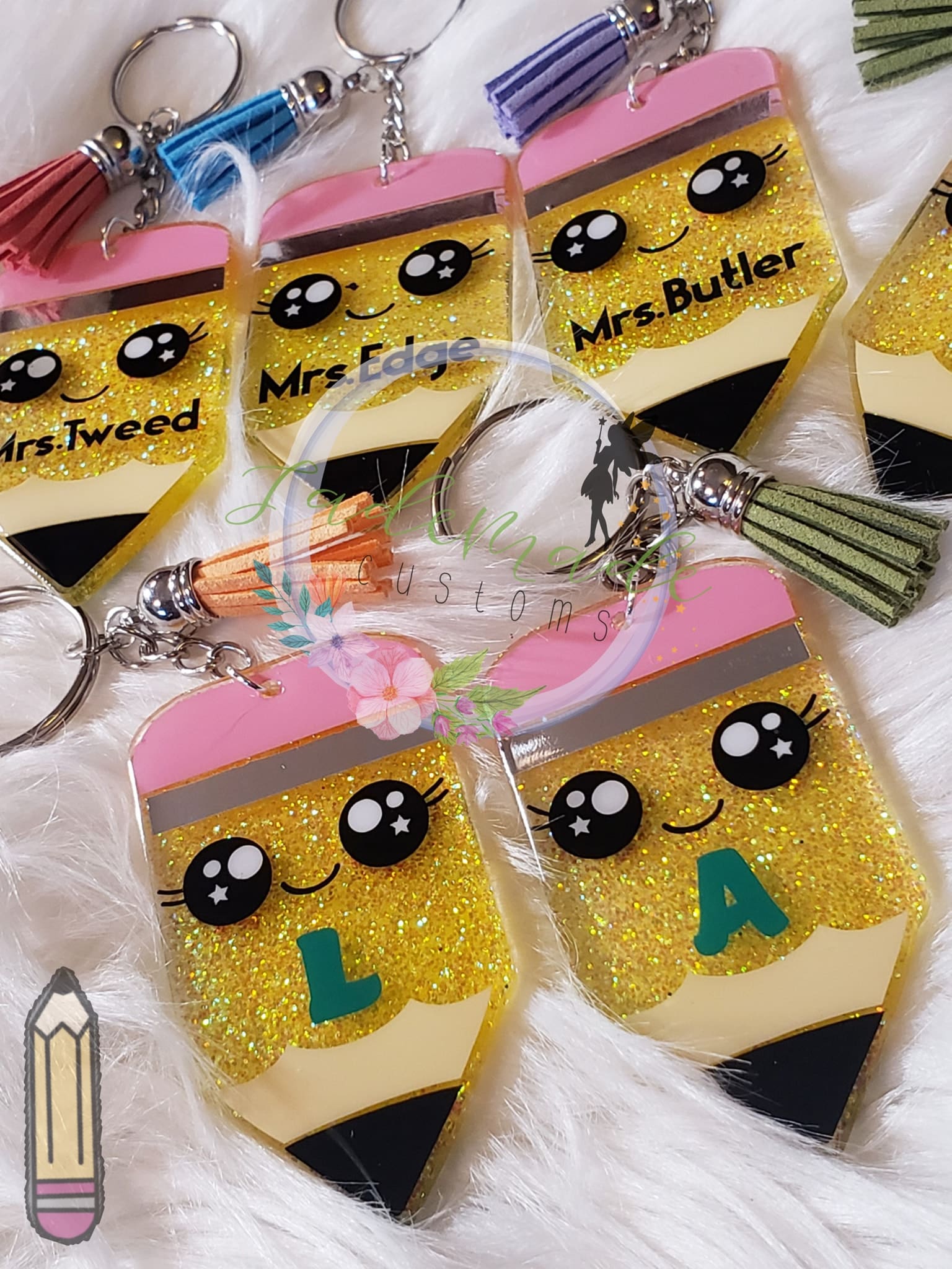 Pencil Acrylic Blank- Sticker- UV DTF (3 inch) - Image 3