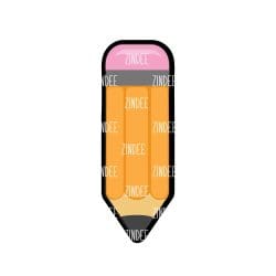 Pencil Hair Clip Cover - Image 2