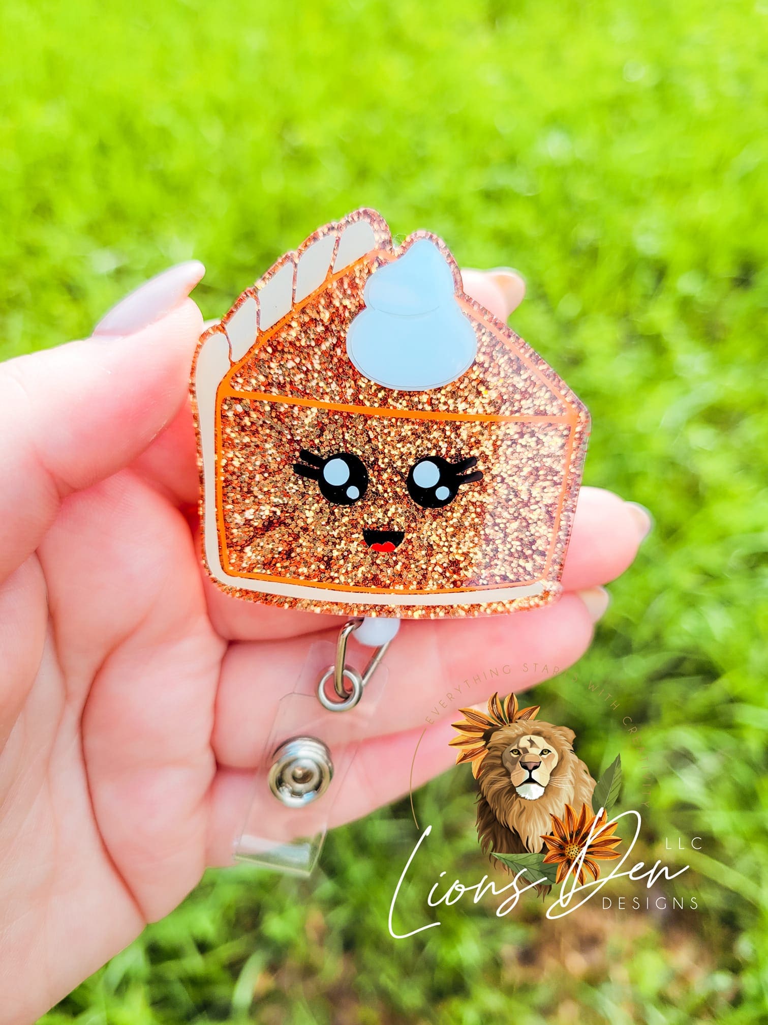 Pie Slice Acrylic Blank- Sticker- UV DTF (2 inch) NO HOLE - Image 4