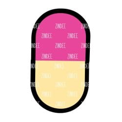 Pill .5 inch (shaker filler) NO HOLE (10 pack) - Image 2