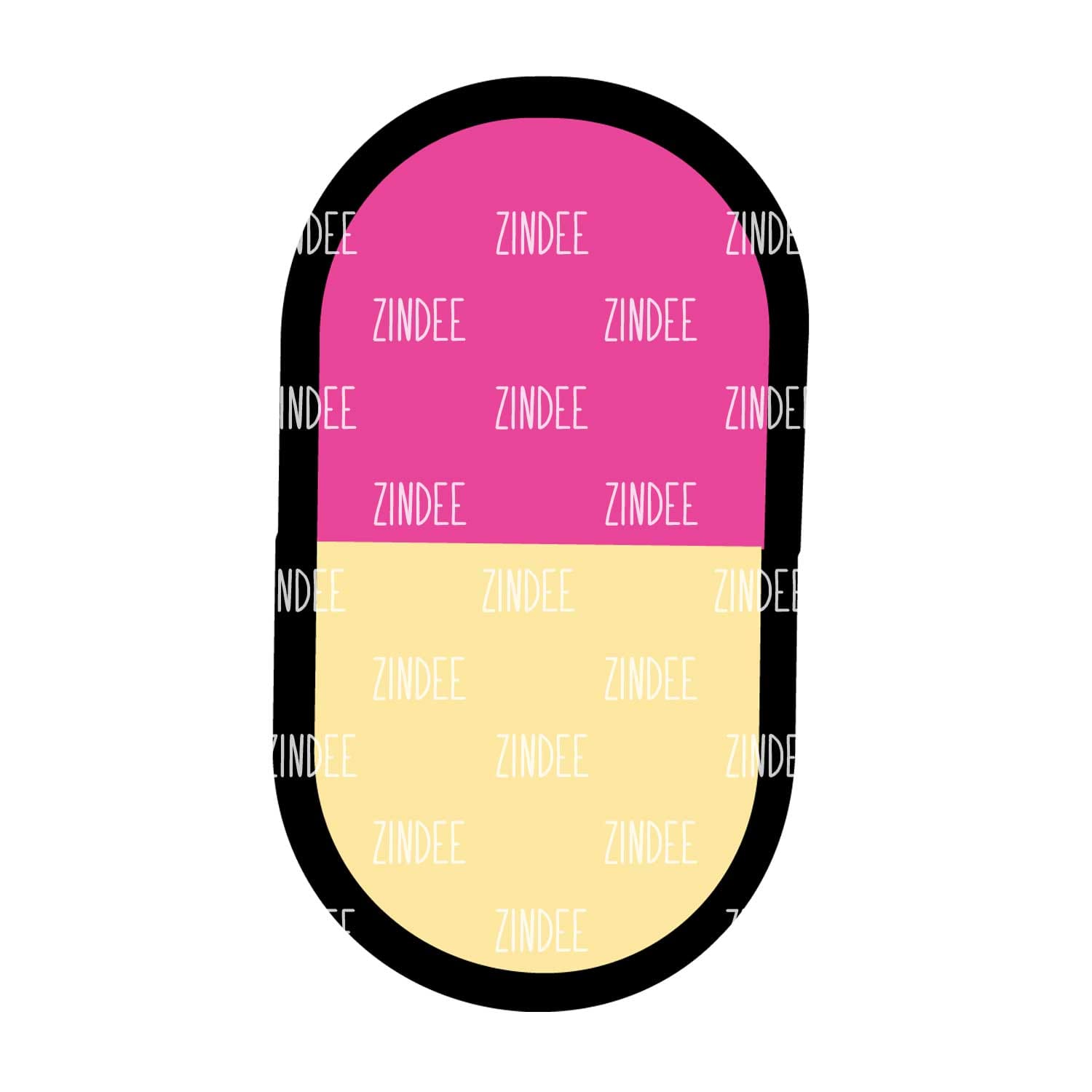 Pill .5 inch (shaker filler) NO HOLE (10 pack) - Image 2