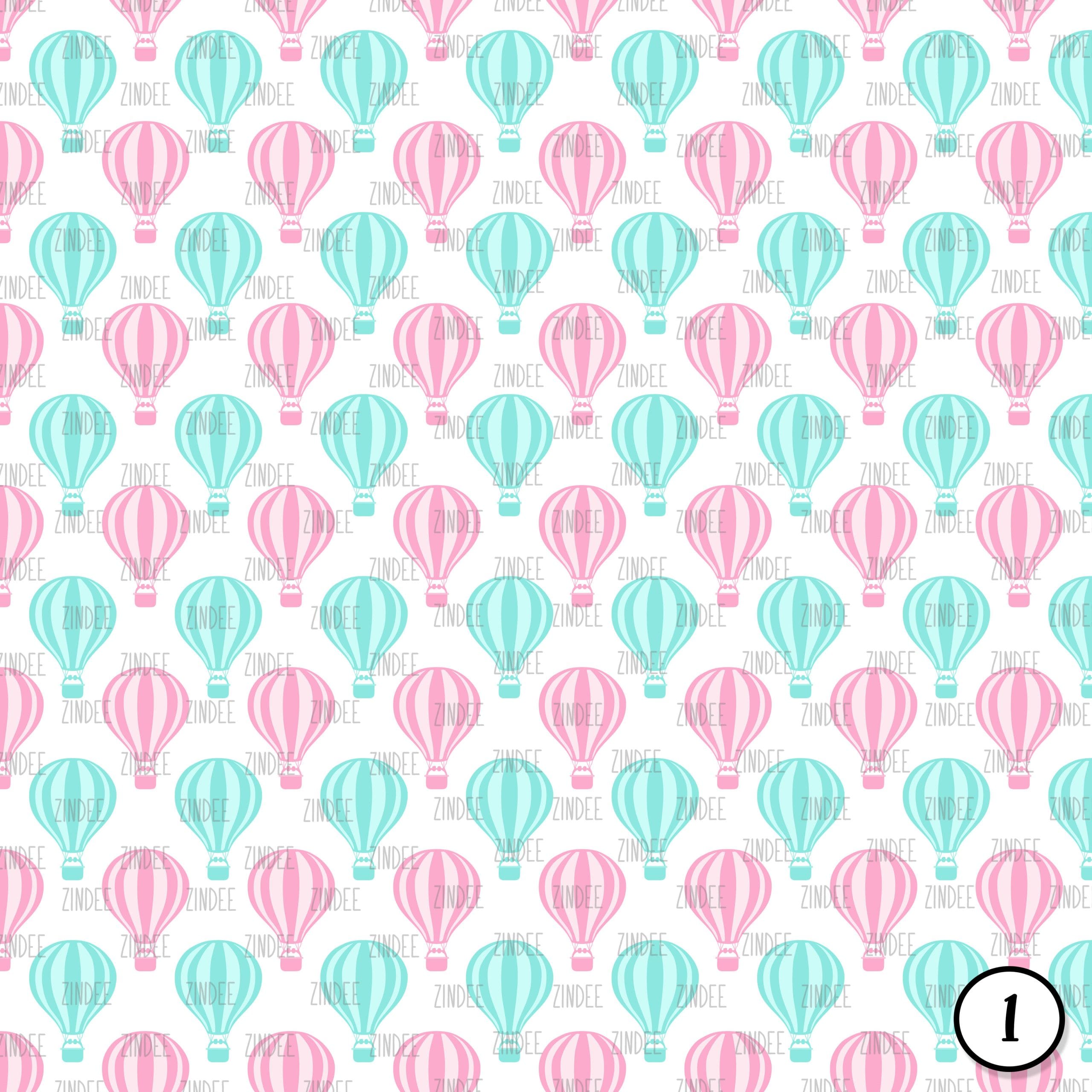 Alternative view of Pink & Blue Air Balloon (vinyl)