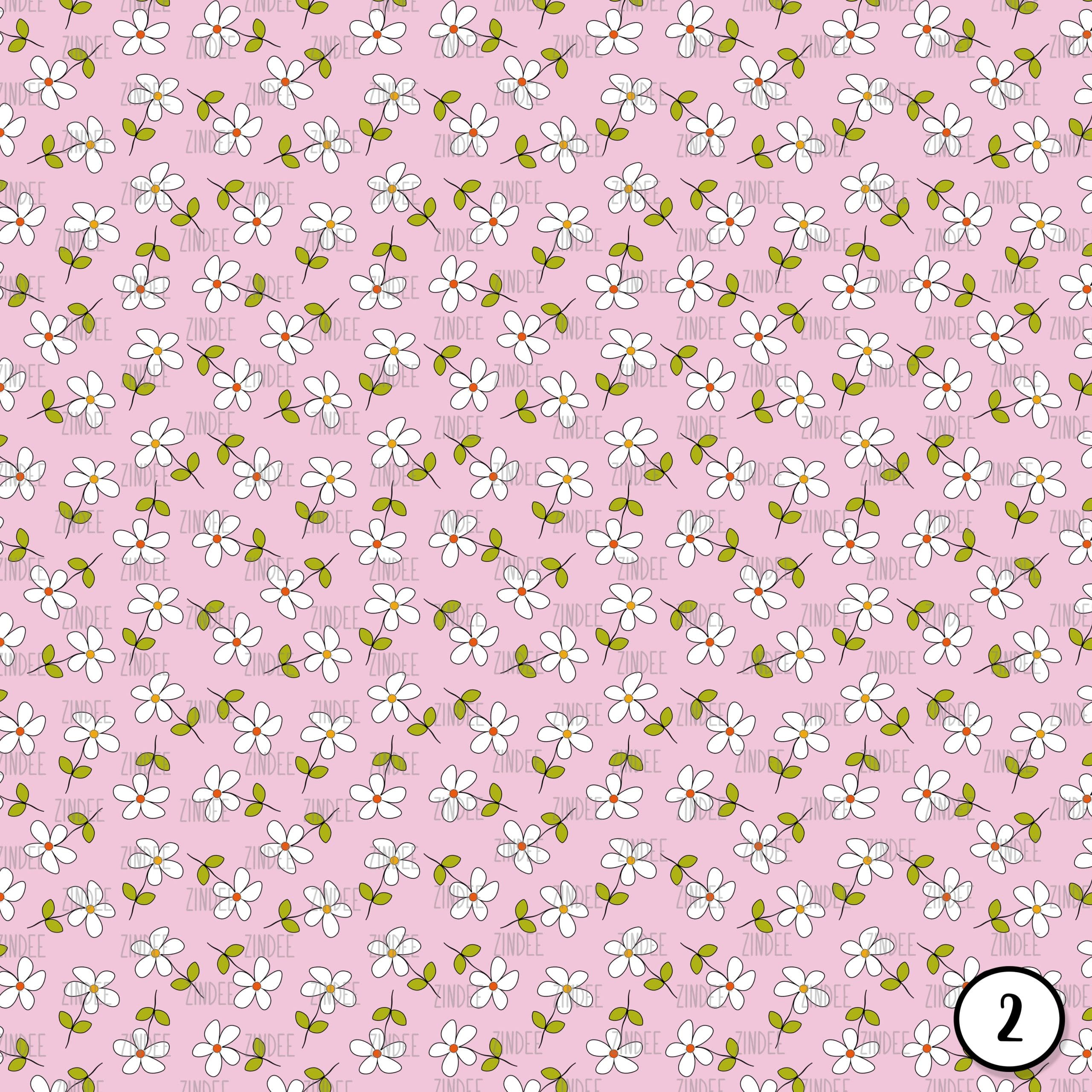 Pink and Blue Flowers (vinyl) - Image 3