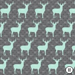 Pink and Mint Deer (vinyl) - Image 12