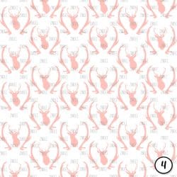 Pink and Mint Deer (vinyl) - Image 5