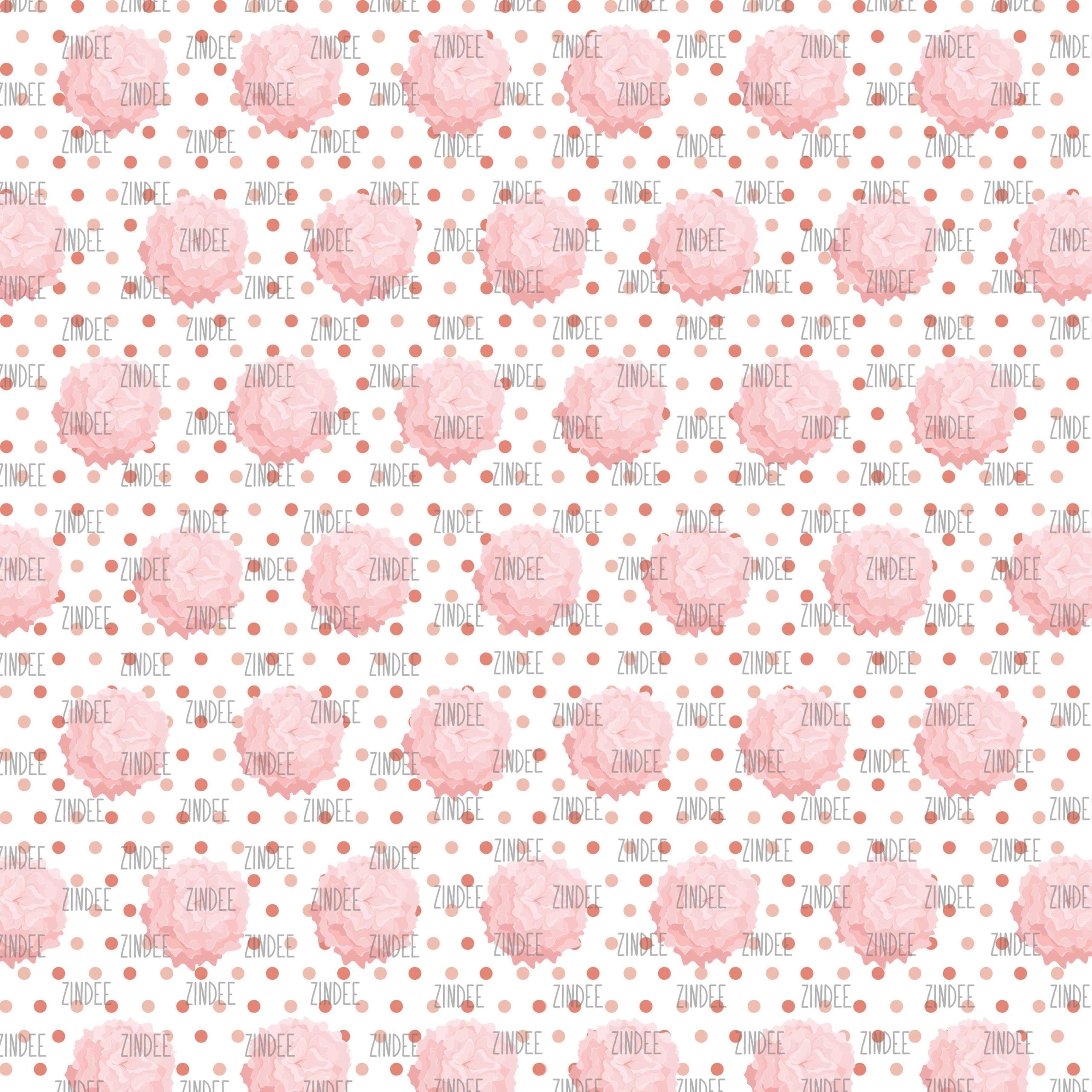Pink Pom Dots (vinyl)