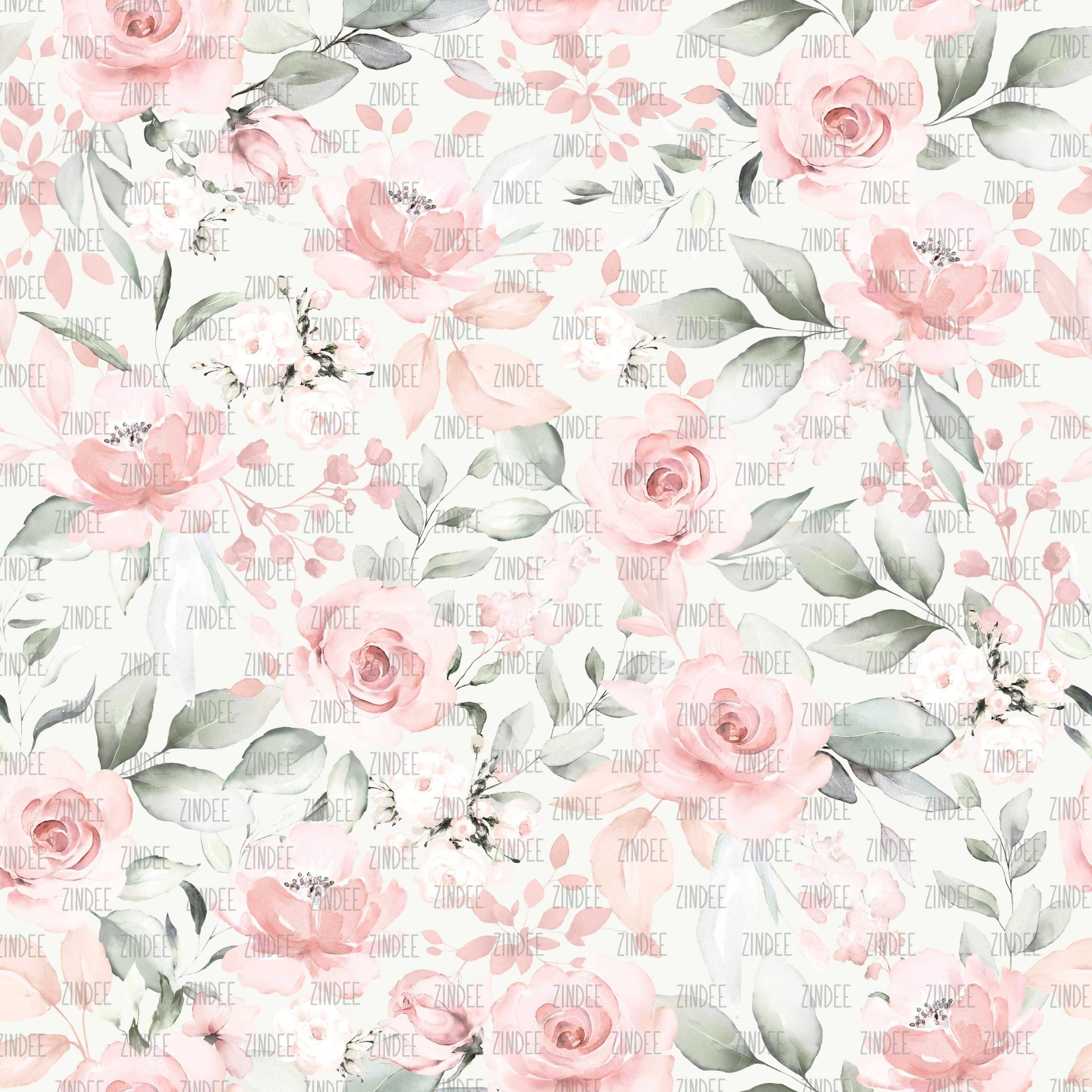 Pink Rose seamless (vinyl)