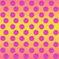 Pink Smiley Faces seamless (digital paper)