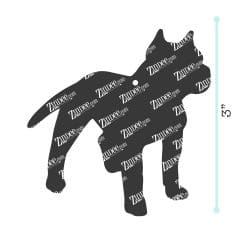 Pit Bull acrylic blank (3 inch)