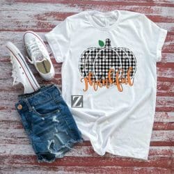 Alternative view of Buffalo Plaid White Grunge (vinyl)