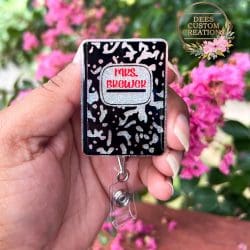 Playing Card – Acrylic Badge Reel Blank (2") No Hole | Optional Sticker or UV DTF - Image 4