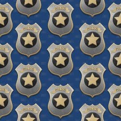 Police Badge seamless (vinyl)