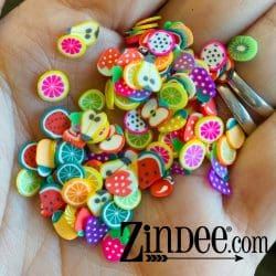 Alternative view of Fruit Slices Polymer Clay