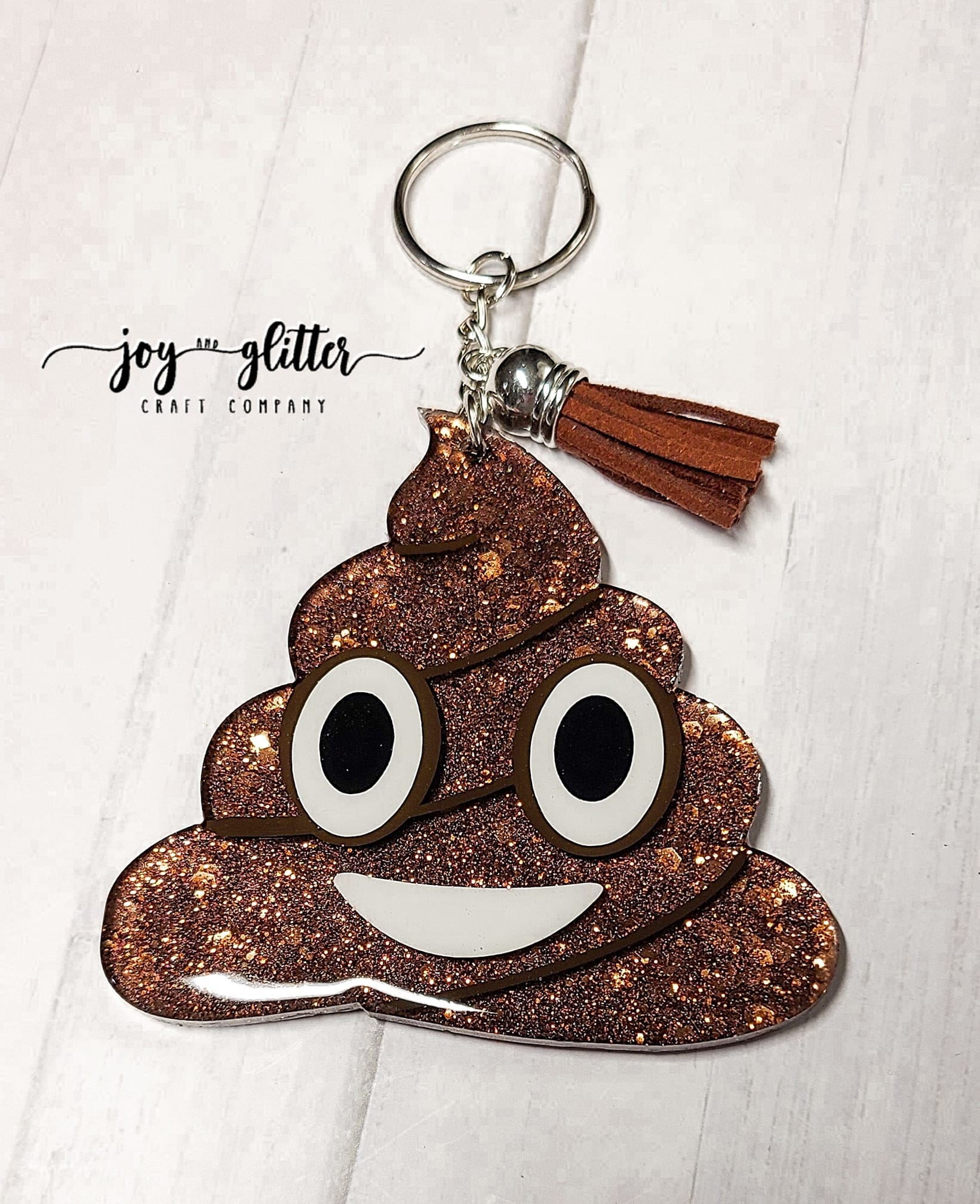 Poop Emoji Acrylic Blank- Sticker- UV DTF (3 inch) - Image 7