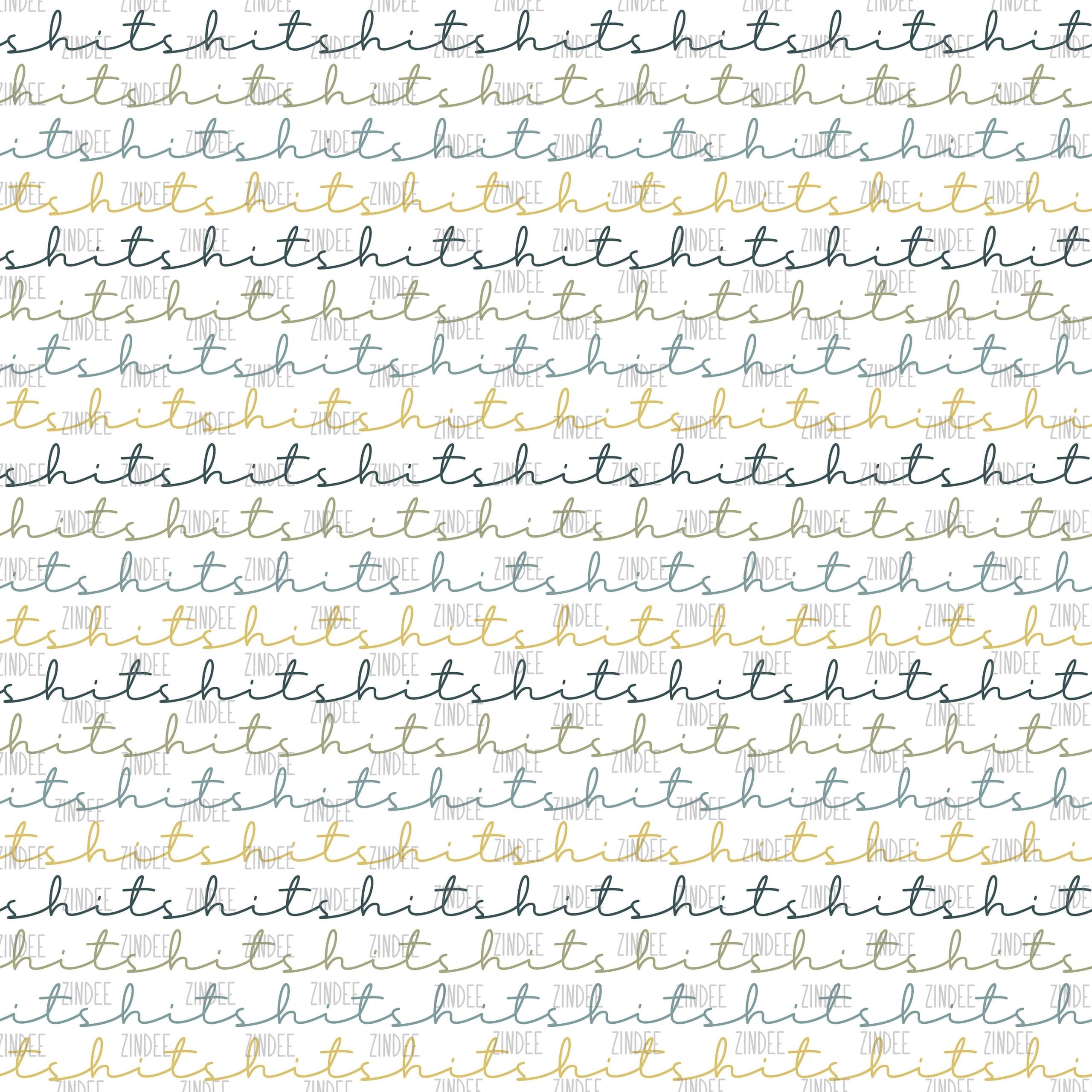 Pretty Blue Shits seamless (digital paper)