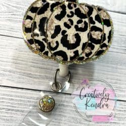 Alternative view of Leopard Glam Champagne seamless (vinyl)