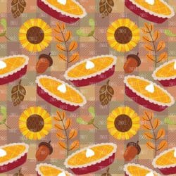 Pumpkin Pie Sunflowers (digital paper)