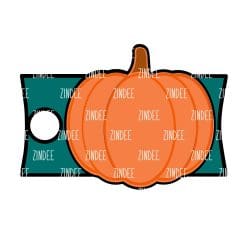 Alternative view of Pumpkin Tumbler Tag (Stanley 20/30 oz)