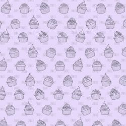Purple Cupcakes seamless (vinyl)