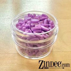Purple Hearts Polymer Clay - Image 3