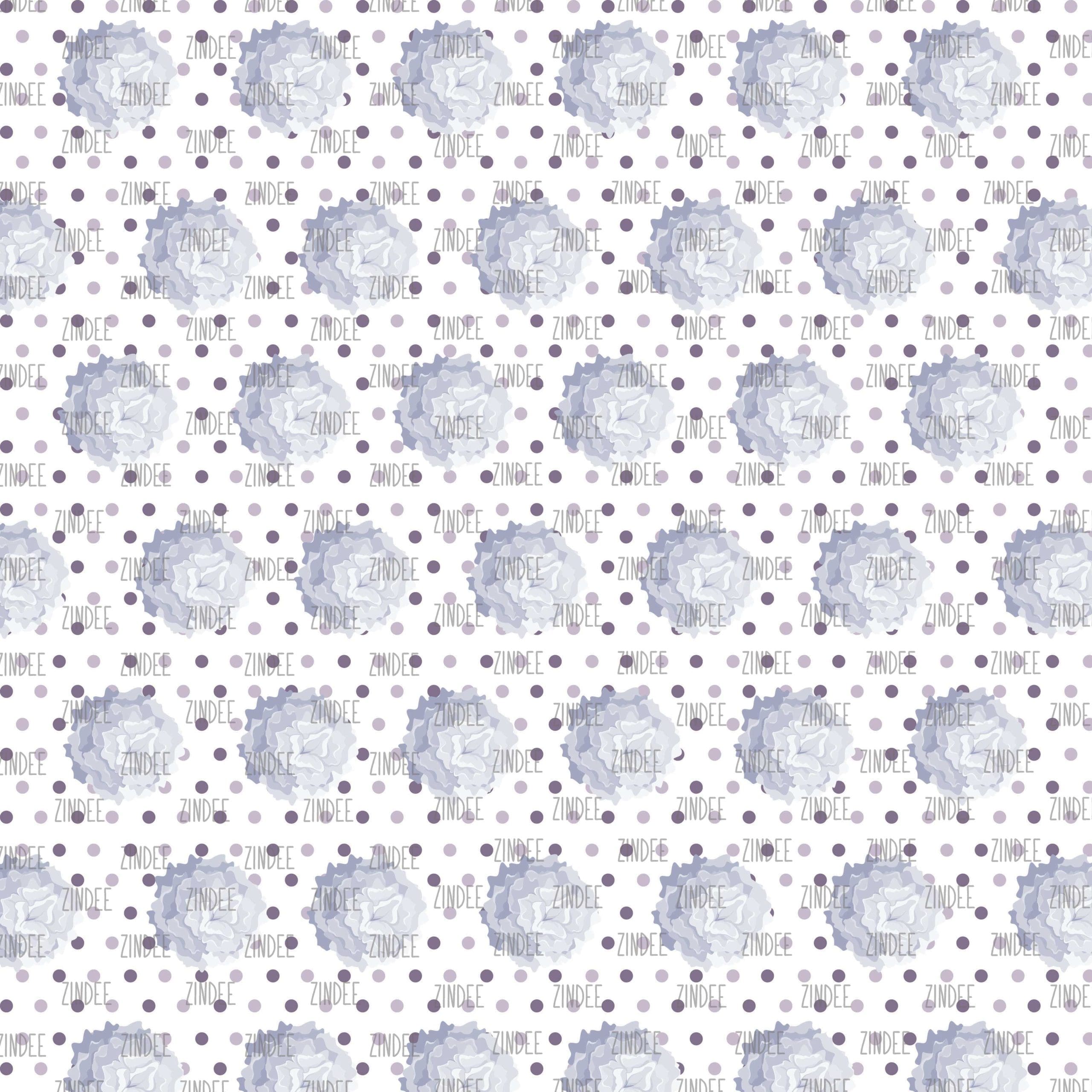 Purple Pom Dots (vinyl)