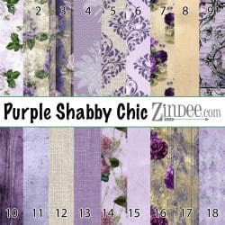 Purple Shabby Chic (vinyl)