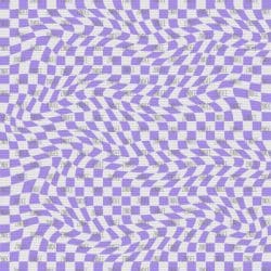 Purple Trippy Checkerboard (digital paper)