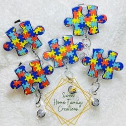 Autism Puzzle Piece seamless (vinyl) - Image 3