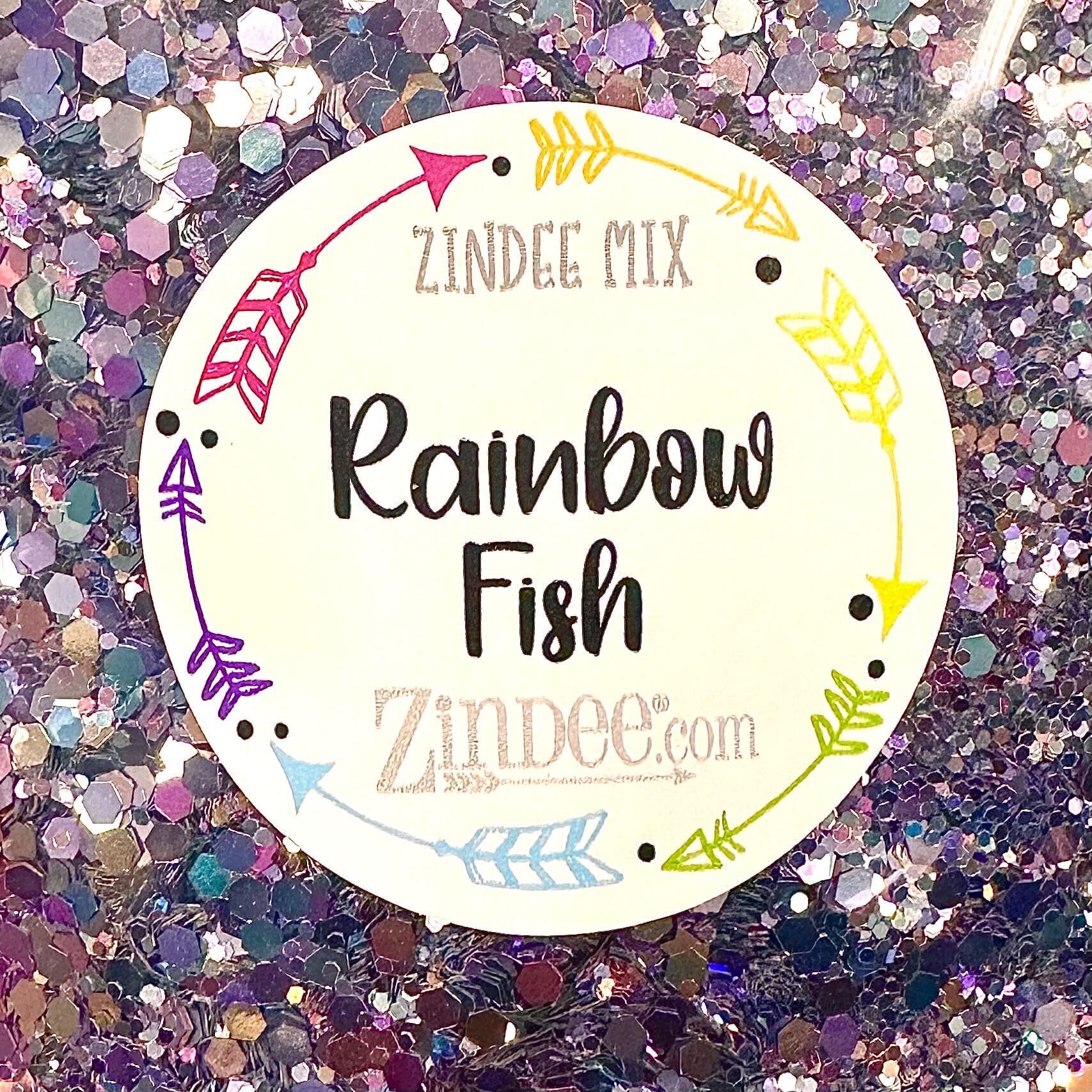 Rainbow Fish Glitter (BAG) ZINDEE MIX