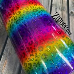 Rainbow Leopard Holographic Adhesive - Image 2