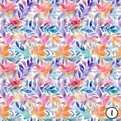 Alternative view of Rainbow Watercolor Elements (vinyl)