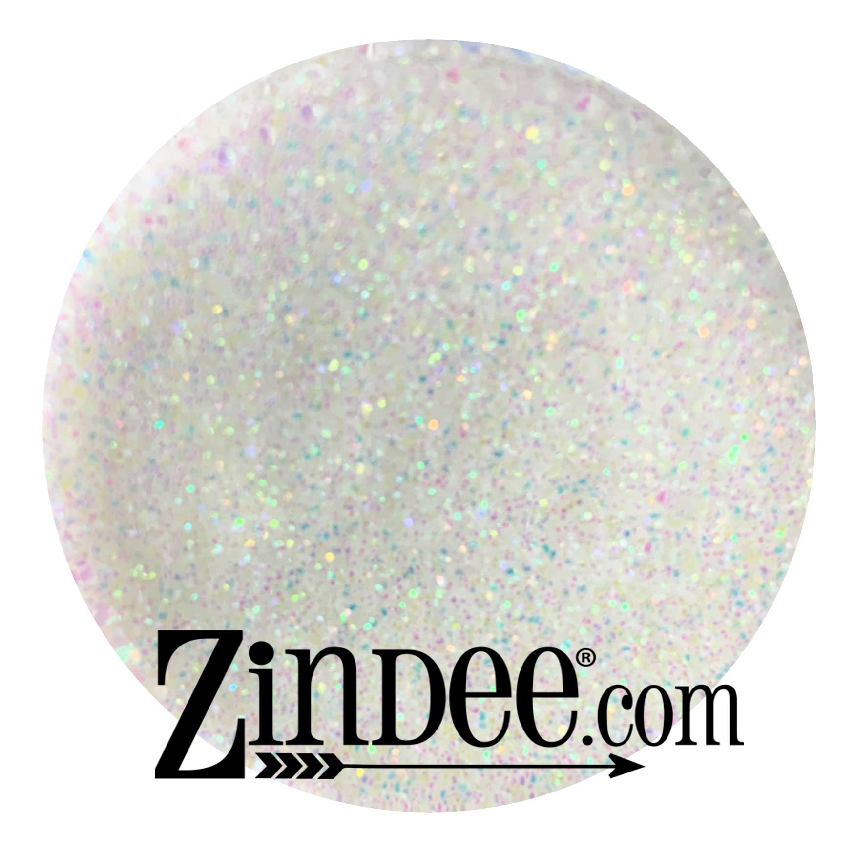 Alternative view of Rainbow White Ultrafine Polyester Glitter (BAG)