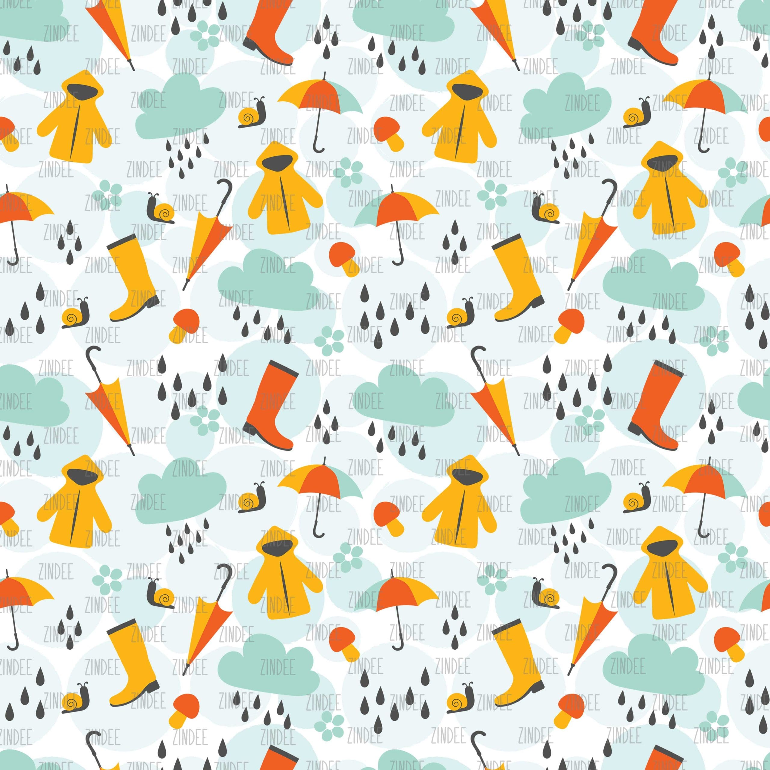 Rainy Day seamless (digital paper)