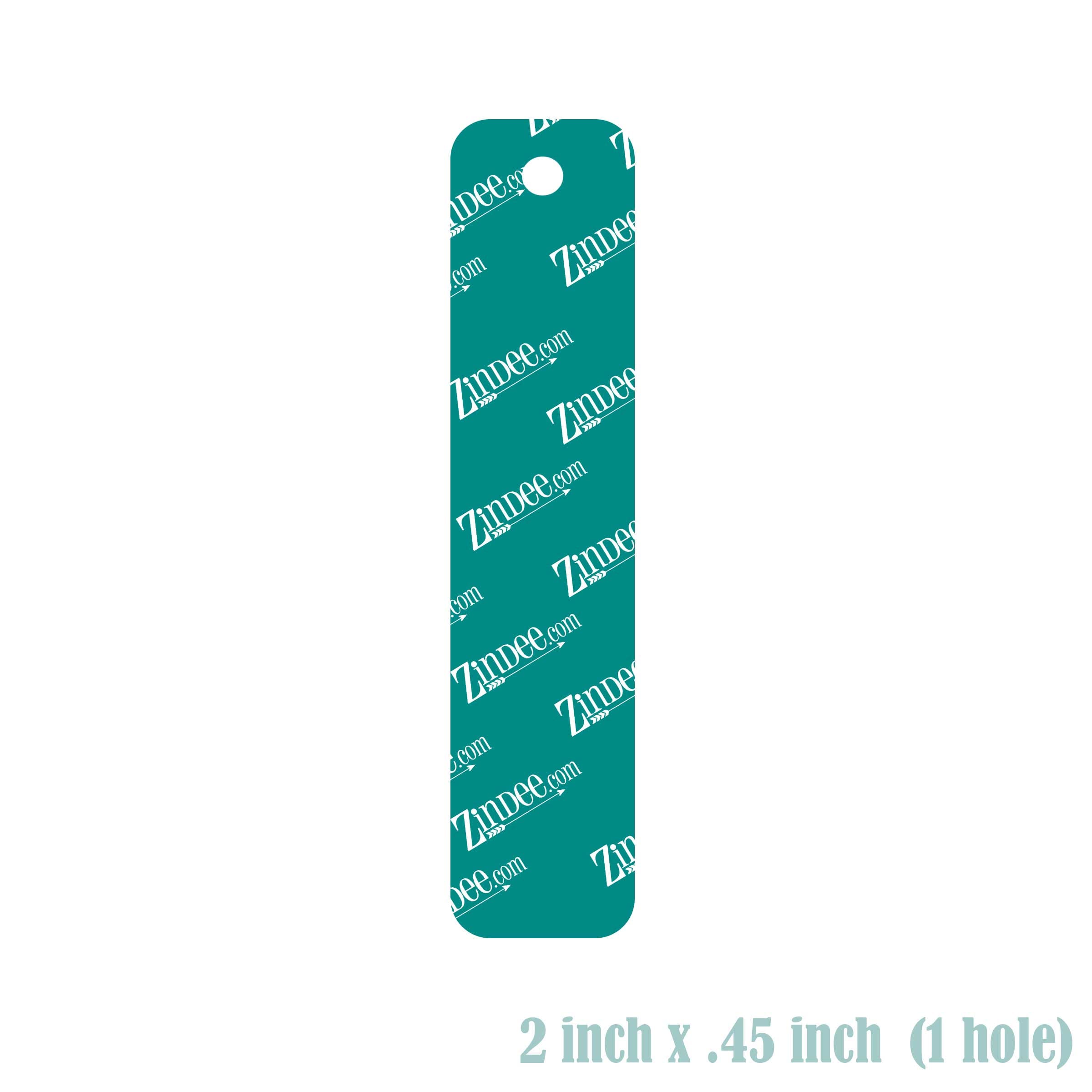 Rectangle Charm 2 inch 1 hole (10 pack)