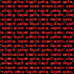 Red Game Over seamless (digital paper)