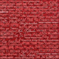 Red Glitter Merry Christmas (digital paper)