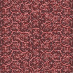 Red Rose Outline (vinyl)