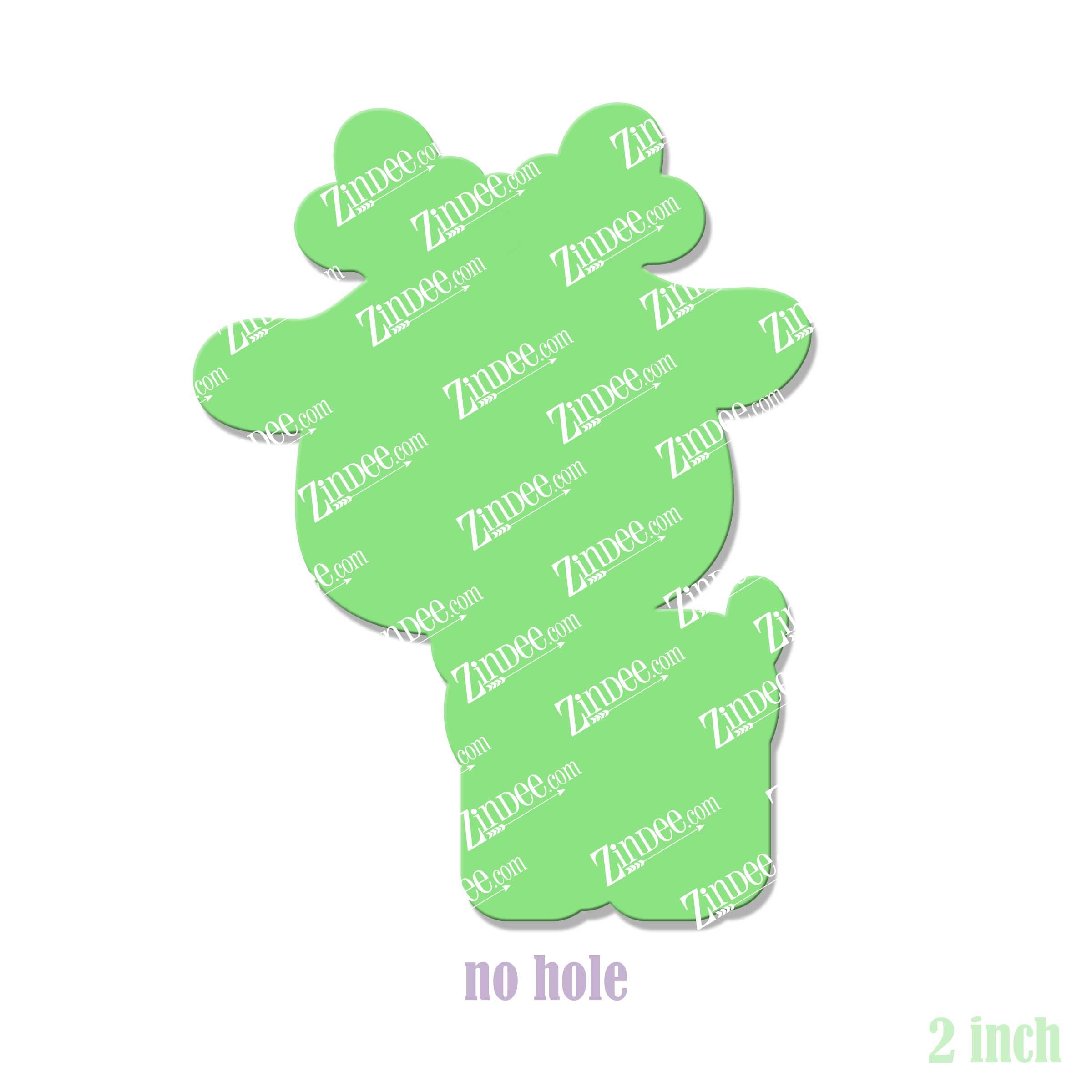 Alternative view of Reindeer Baby Acrylic Blank- Sticker- UV DTF (2 inch) NO HOLE