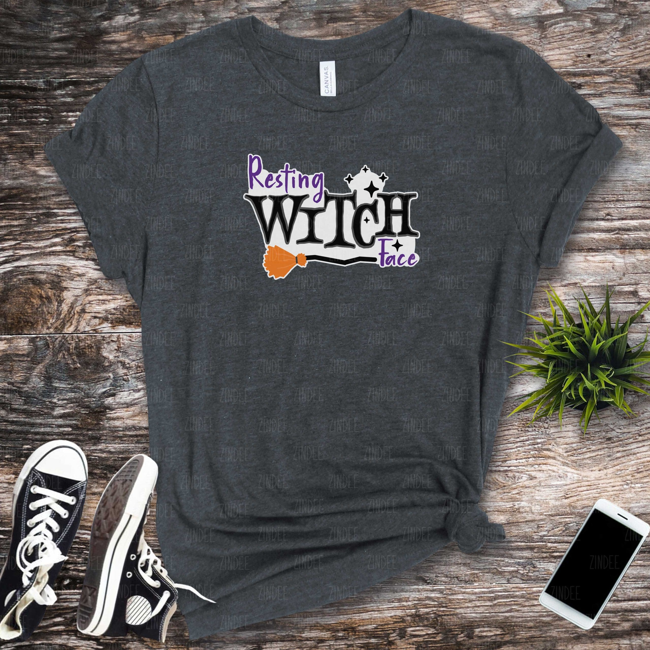 Resting Witch Face (HTV ready to press)