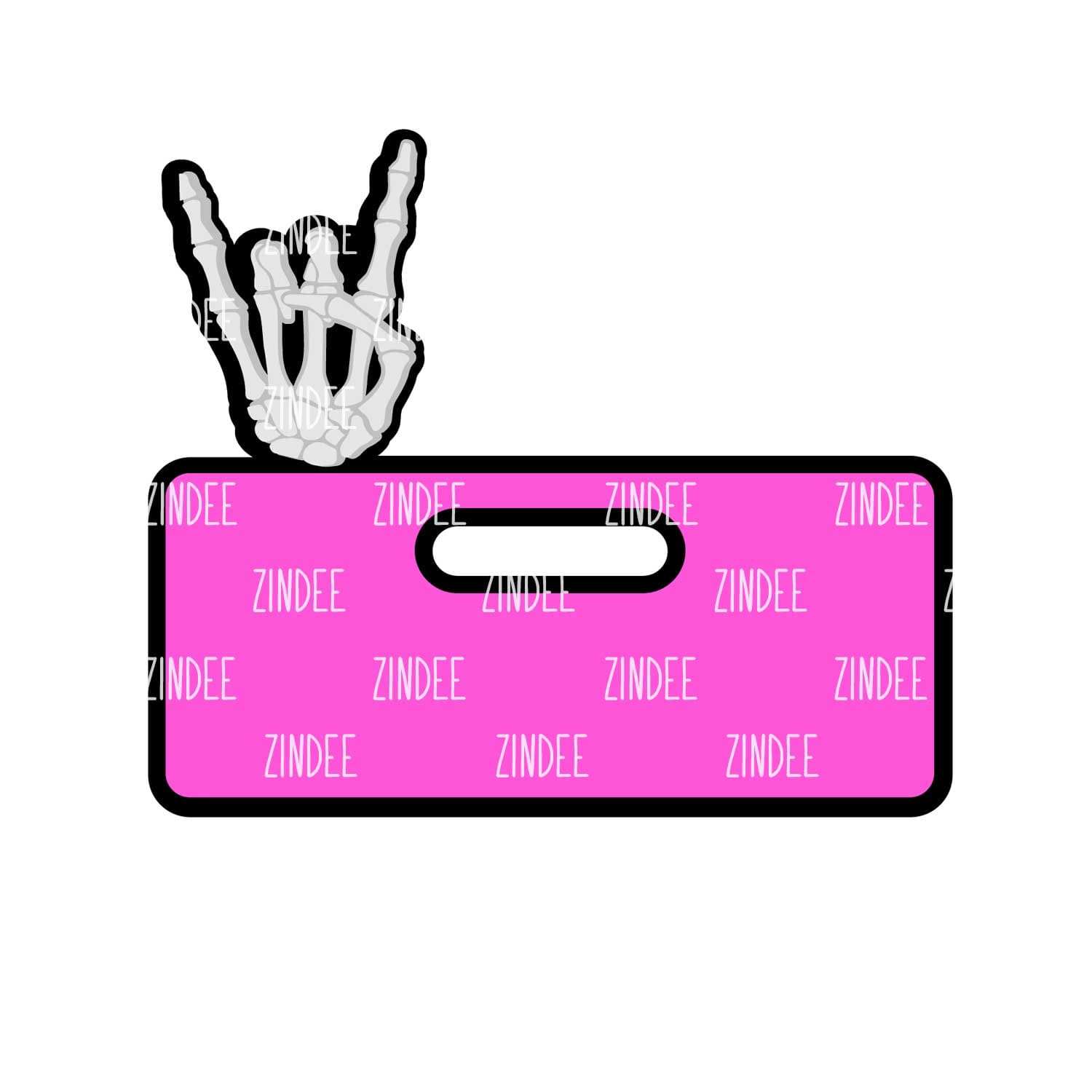 Alternative view of Rock On Badge Topper (Vertical) (lightweight acrylic)