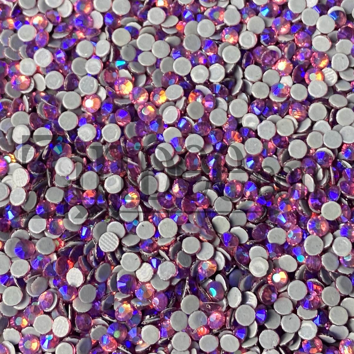 Alternative view of Rose AB Hotfix Rhinestone ss10 (machine cut) 10 Gross