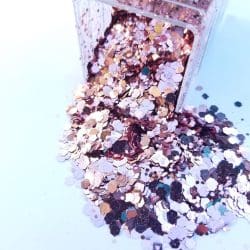 Rose Gold Chunky Polyester Glitter (BAG) - Image 4