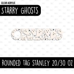 Rounded Tumbler Tag (Stanley 20/30 oz 2.0) (Starry Ghosts)