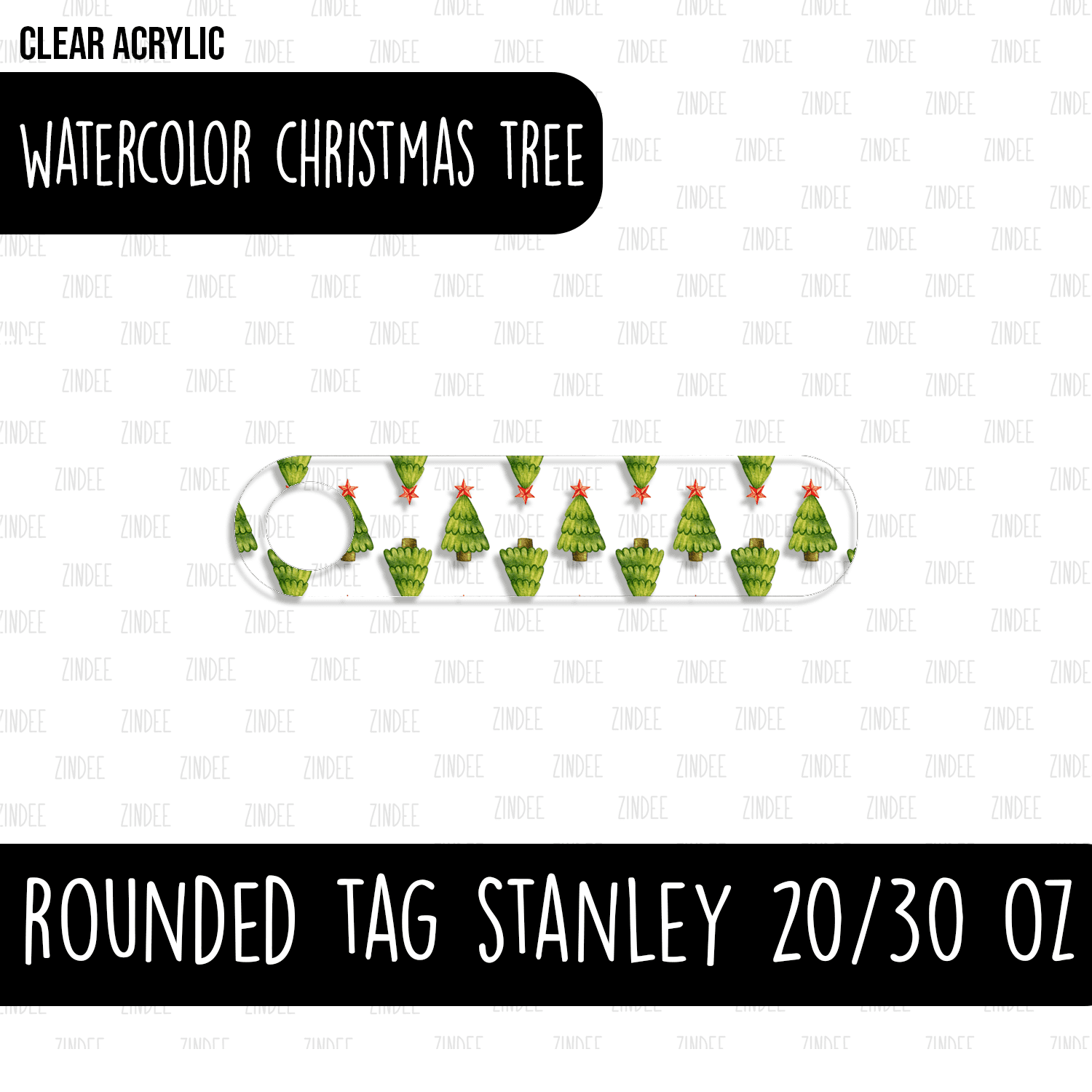 Christmas Tree Tumbler Tag (Stanley 40 oz 2.0) –